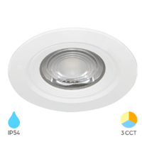 LED ROZETNA 7W 3CCT UGRADNA BELA OKRUGLA IP54 FIKSNA 3000/4000/6500K BD01-00780 Braytron