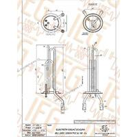 GREJAE BOJLERA 1500W fi8,1Cu 5l VM TERMORAD za PVC KAZAN VISOKA MONTAŽA ROGONJA IEGB286 92150011