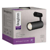 LED SINSKI REFLEKTOR CRNI SA GRLOM GU10 fi60x100mm BETA-TR2 2WRS BH04-10601 Braytron