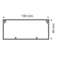 100x40mm 2m PVC KANALICA - kablovski kanal EP120139-14k Eraplast