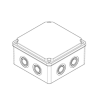 RAZVODNA KUTIJA OG 150x150x80mm ABS SIVA EP320320 Eraplast