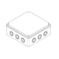 RAZVODNA KUTIJA OG 200x200x80mm ABS SIVA EP320335 Eraplast