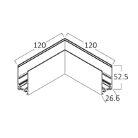 CRNI L UGAO ZA NADGRADNU MAGNETNU ŠINU BY41-10221