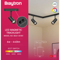 LED MAGNETIC REFLEKTOR 6W 3CCT 48VDC tri boje svetla 3000/4000/6500K BD61-00181