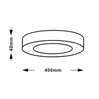 LED PANEL 36W NADGRADNI OKRUGLI 3000/4000/6000K 202191