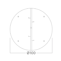 LEPTIR KLAPNA ZA VENTILATOR fi100mm BZ01-99990