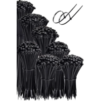 VEZICA 3,6x300mm CRNA 100 kom AD8046-BLACK Adal Pano