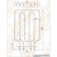 GREJAC KALORIFERA VOS 230V 700/1500W IEGKL006