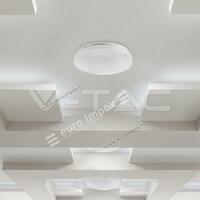 LED PLAFONJERA 36W OKRUGLA 3U1 3 boje svetla ZVEZDANO NEBO 2160lm IP20 PVC VT7608 V-TAC