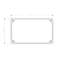 RAZVODNA KUTIJA OG 210x120x74mm ABS SIVA EP320330 Eraplast