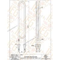 GREJAČ ZA IZMENJIVAČ 2kW fi6,5 Zn NIKLOVANI IEGB174 B007.3