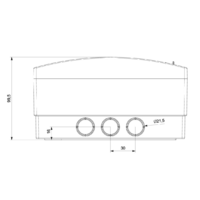 RAZVODNA TABLA 6 OSIGURACA NAZIDNA 184×99,5×140mm MD9302 Adal pano