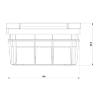 RAZVODNA TABLA 8 OSIGURACA UZIDNA 220x100x169mm MD9305 Adal Pano