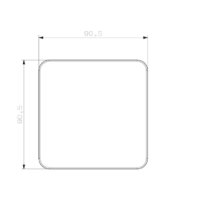 RAZVODNA KUTIJA OG 85x85x40mm MD9050 Adal Pano