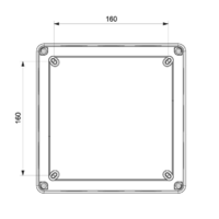 RAZVODNA KUTIJA OG 200x200x80mm IP65 ABS MD9057 Adal Pano