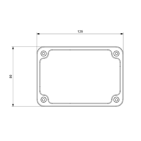 RAZVODNA KUTIJA OG 80x120x55mm ABS SIVA EP320310 Eraplast