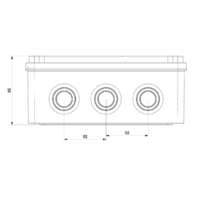 RAZVODNA KUTIJA OG 150x190x80mm ABS SIVA EP320325 Eraplast