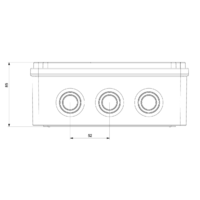 RAZVODNA KUTIJA OG 200x200x80mm ABS SIVA EP320335 Eraplast