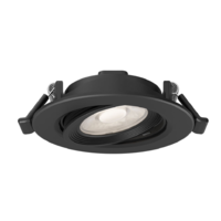 LED ROZETNA 5W 3CCT UGRADNA CRNA OKRUGLA 3u1 TRI BOJE SVETLA BD02-00581
