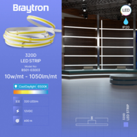 COB LED TRAKA 6500K HLADNO BELA 10W 320 dioda/1m IP20 COBLINE BS01-03003 Braytron