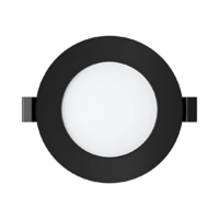 LED PANEL 3W UGRADNI OKRUGLI CRNI 3 BOJE SVETLA 3CCT BP01-60381 Braytron