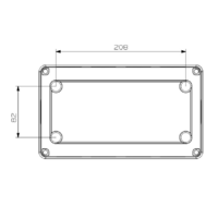 RAZVODNA KUTIJA OG 260x150x80mm IP65 ABS MD9089 Adal Pano