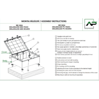 CRVENI RAZVODNI ORMAN 300x400x220mm IP65 ABS MD9043 Adal Pano