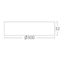 LED PANEL 24W NADGRADNI OKRUGLI 3000K BP03-32400 Braytron