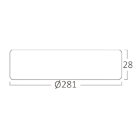 LED PANEL 24W NADGRADNI OKRUGLI 4000K BP03-42410 Braytron