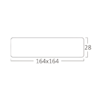 LED PANEL 12W NADGRADNI KVADRATNI 6500K BP04-41230 Braytron 