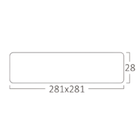 LED PANEL 24W NADGRADNI KVADRATNI 4000K BP04-42410 Braytron