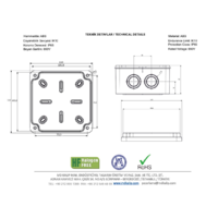 RAZVODNA KUTIJA OG 100x100x50mm IP65 MD9097 Adal Pano