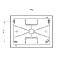 RAZVODNA TABLA 6 OSIGURACA NAZIDNA 184×99,5×140mm MD9302 Adal pano