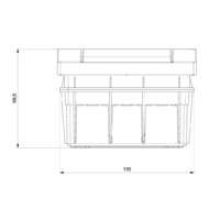 RAZVODNA TABLA 6 OSIGURACA UZIDNA 176x135x100mm MD9303 Adal Pano