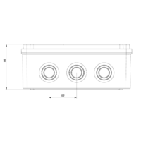 RAZVODNA KUTIJA OG 200x200x80mm IP65 ABS MD9057 Adal Pano