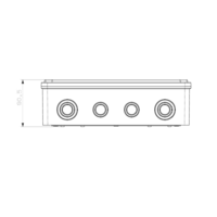 RAZVODNA KUTIJA OG 280x210x74mm ABS SIVA EP320340 Eraplast