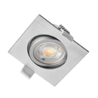 LED ROZETNA 7W 3CCT KVADRATNA SIVA 3u1 TRI BOJE SVETLA SPOT SVETILJKA BD02-10783 Braytron