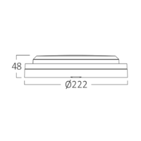 LED VODONEPROPUSNA LAMPA 18W 3u1 IP65 BELA OKRUGLA SA SENZOROM (BRODSKA) BC18-30780 Braytron