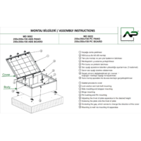 RAZVODNI ORMAN 250x350x150mm IP65 ABS MD9002 Adal Pano