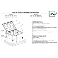 RAZVODNI ORMAN 300x400x170mm IP65 ABS MD9003 Adal Pano