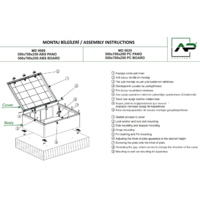RAZVODNI ORMAN 500x700x250mm IP65 ABS MD9009 Adal Pano