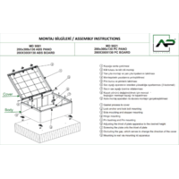 CRNI RAZVODNI ORMAN 200x300x130mm IP65 ABS MD9001-B Adal Pano