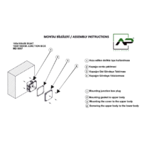 RAZVODNA KUTIJA OG 100x100x50mm IP65 MD9097 Adal Pano