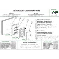 RAZVODNA TABLA 36 OSIGURACA UZIDNA 284x446x100mm MD9313 Adal Pano