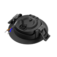 LED ROZETNA 5W 3CCT UGRADNA CRNA OKRUGLA 3u1 TRI BOJE SVETLA BD02-00581