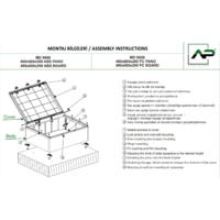 RAZVODNI ORMAN 400x600x200mm IP65 ABS MD9008 Adal Pano