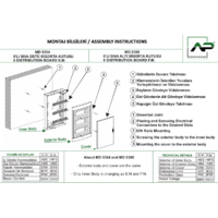 RAZVODNA TABLA 8 OSIGURACA NAZIDNA 231x100x176mm MD9304 Adal Pano