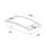 PANIK LAMPA 3W 150lm EXIT IP54 BC14-00800 Braytron