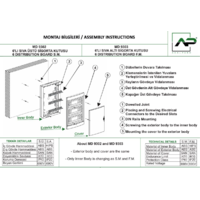 RAZVODNA TABLA 6 OSIGURACA UZIDNA 176x135x100mm MD9303 Adal Pano