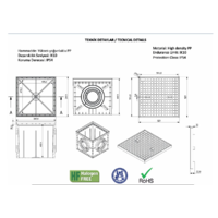 PODNA UKOPAVAJUCA RAZVODNA KUTIJA 550x550x550mm IP54 Manhole MD9120 Adal Pano